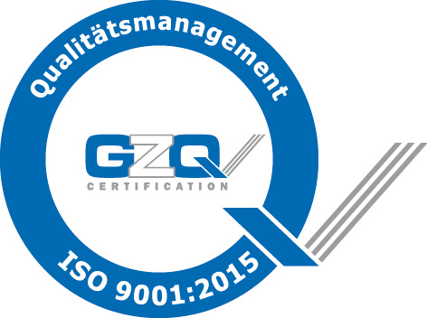 GZQ Siegel ISO 9001:2015 Qualitätsmanagement